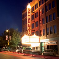 Downtown Aberdeen at night